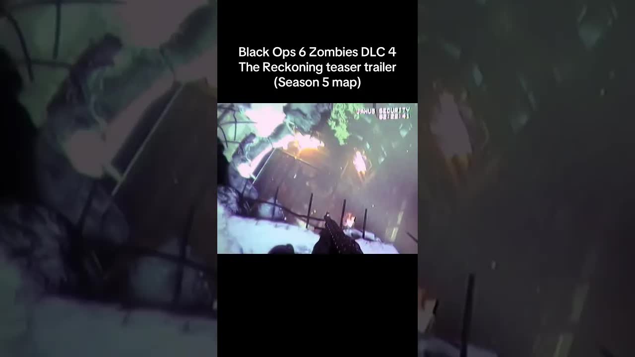 Black Ops 6 Zombies DLC 4 The Reckoning Gameplay Trailer Teaser! Season 5 Black Ops 6 Reckoning