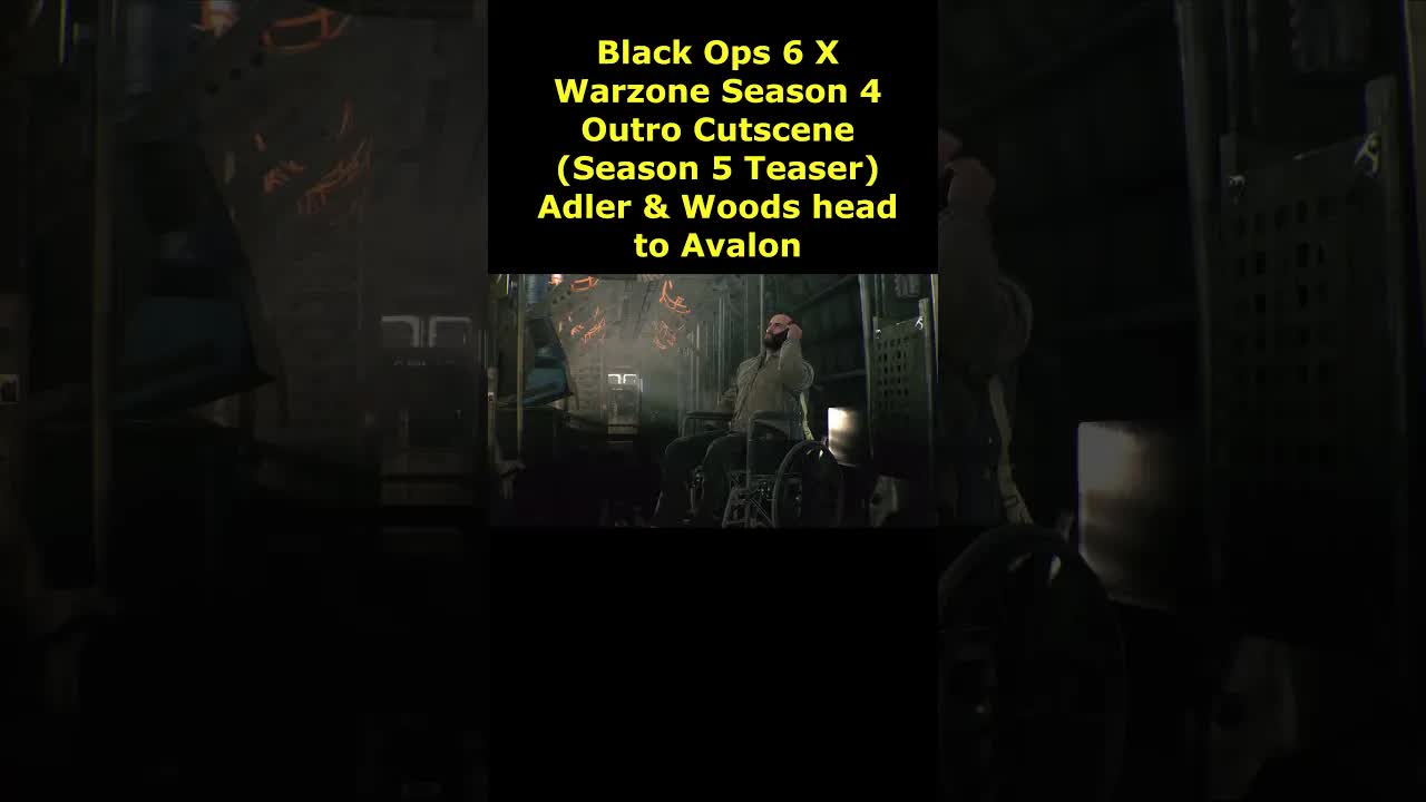 Black Ops 6 Season 5 Cutscene Teaser (Season 4 Outro) Black Ops 6 X Warzone Season 5 Woods & Adler