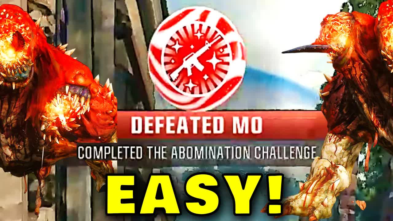 How to complete Abomination Challenge in BO6 Zombies! How to kill Mo Easy! Beavis & Butthead Event