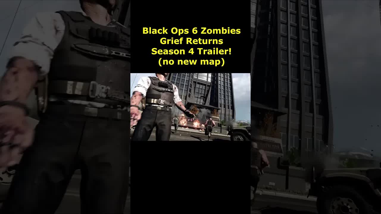 Black Ops 6 Zombies Grief Mode Trailer Season 4! NO New Map! BO6 Zombies Grief Gameplay Trailer S4