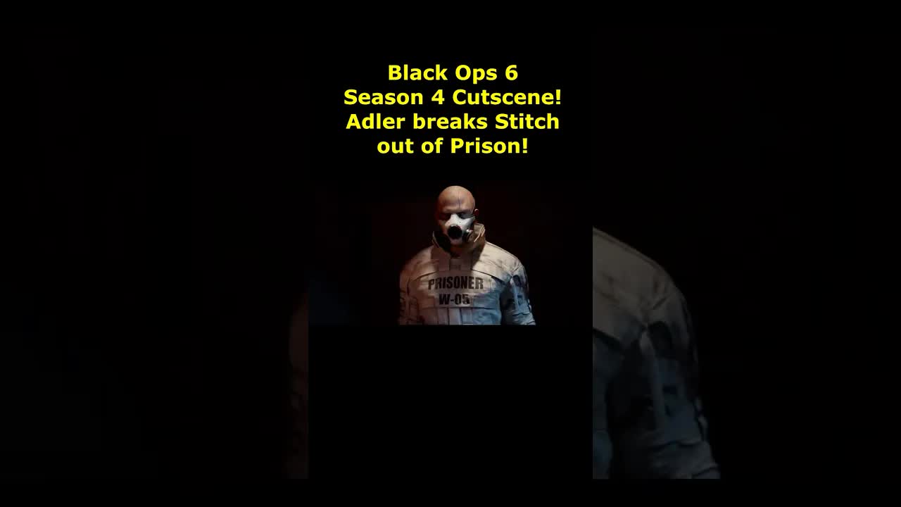 Stitch broken out of prison by Adler Cutscene Black Ops 6 Season 4! Black Ops 6 Season 4 Cinematic