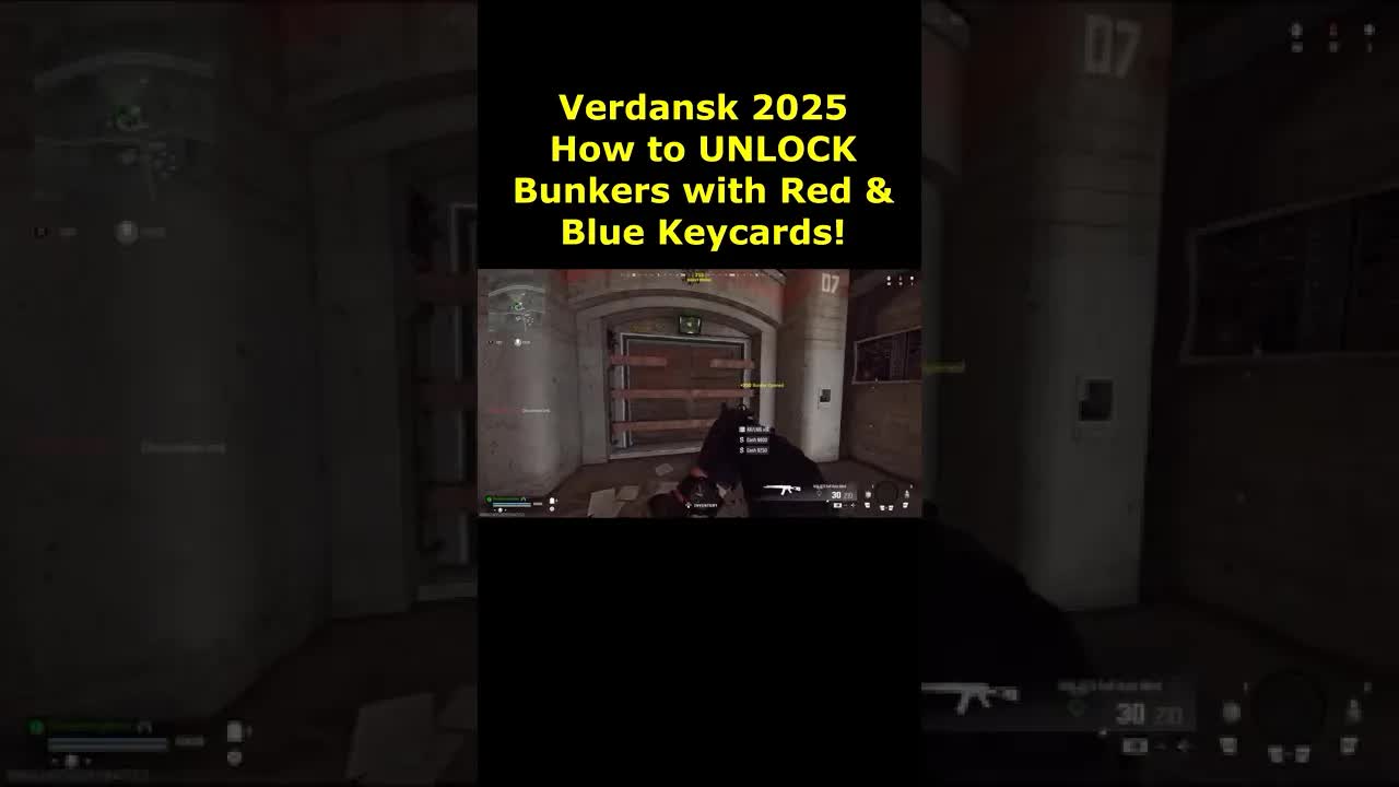 How to unlock Red & Blue Keycard Bunkers 2, 4, 5, 6, 7, 8, 9 Verdansk 2025 Easter Eggs Guide Warzone