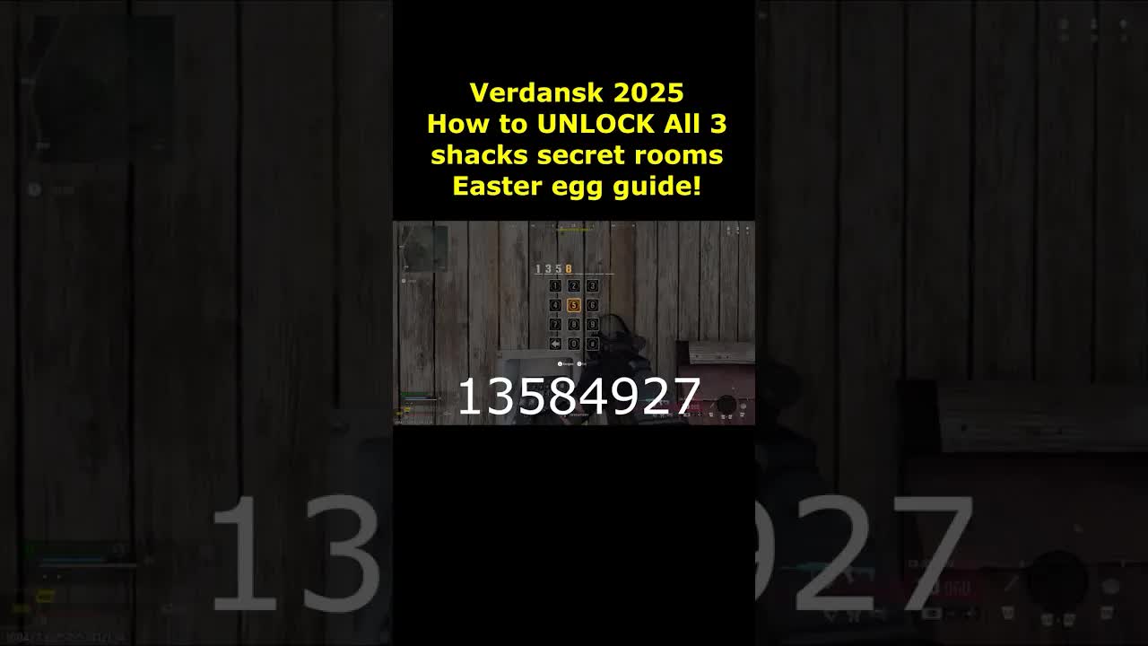 How to UNLOCK All 3 Shacks Secret Rooms Keycodes Locations (Warzone 2025 Verdansk Shack Codes Guide)