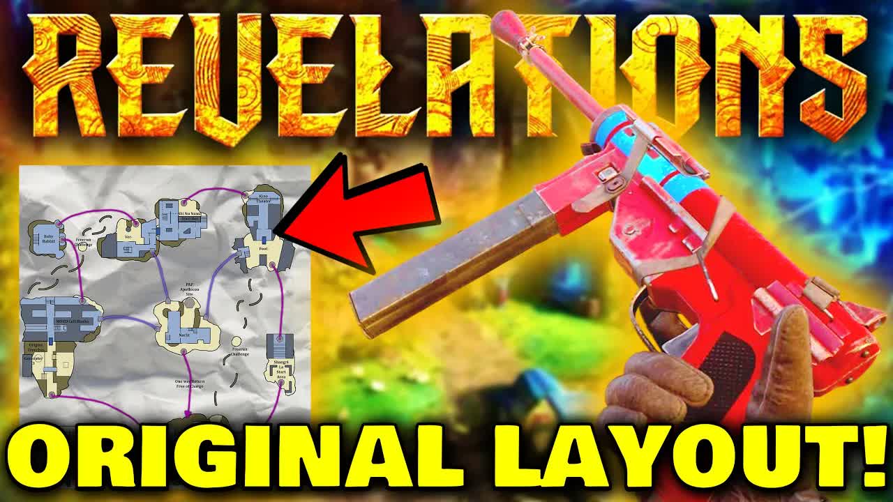 Revelations SECRET Original Map Layout! Ray Gun MK4, Mystery Box Wonder Weapon (Black Ops 3 Zombies)