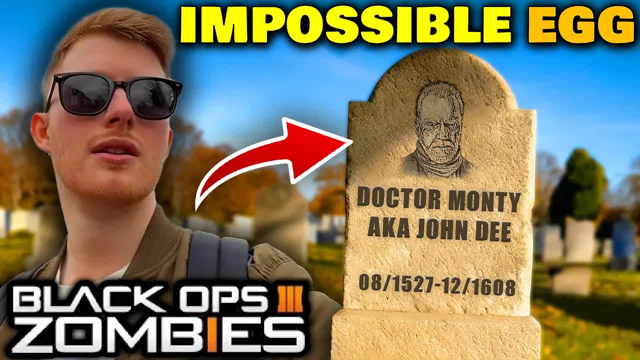 I visited Dr. Monty's GRAVE to CRACK the IMPOSSIBLE Easter Egg & was haunted by ANGELS (BO3 Zombies)