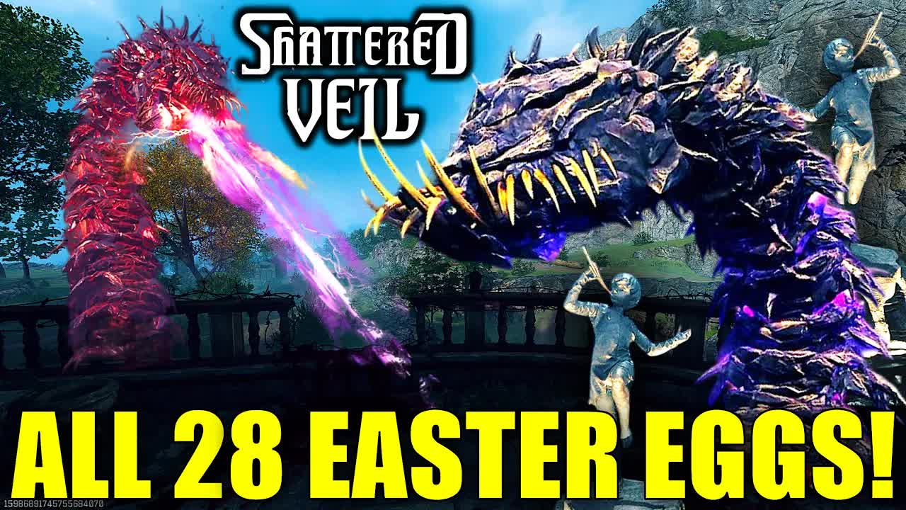 ALL 28 Shattered Veil Easter Eggs Guide (Complete version) Black Ops 6 Zombies Side Easter Eggs DLC3