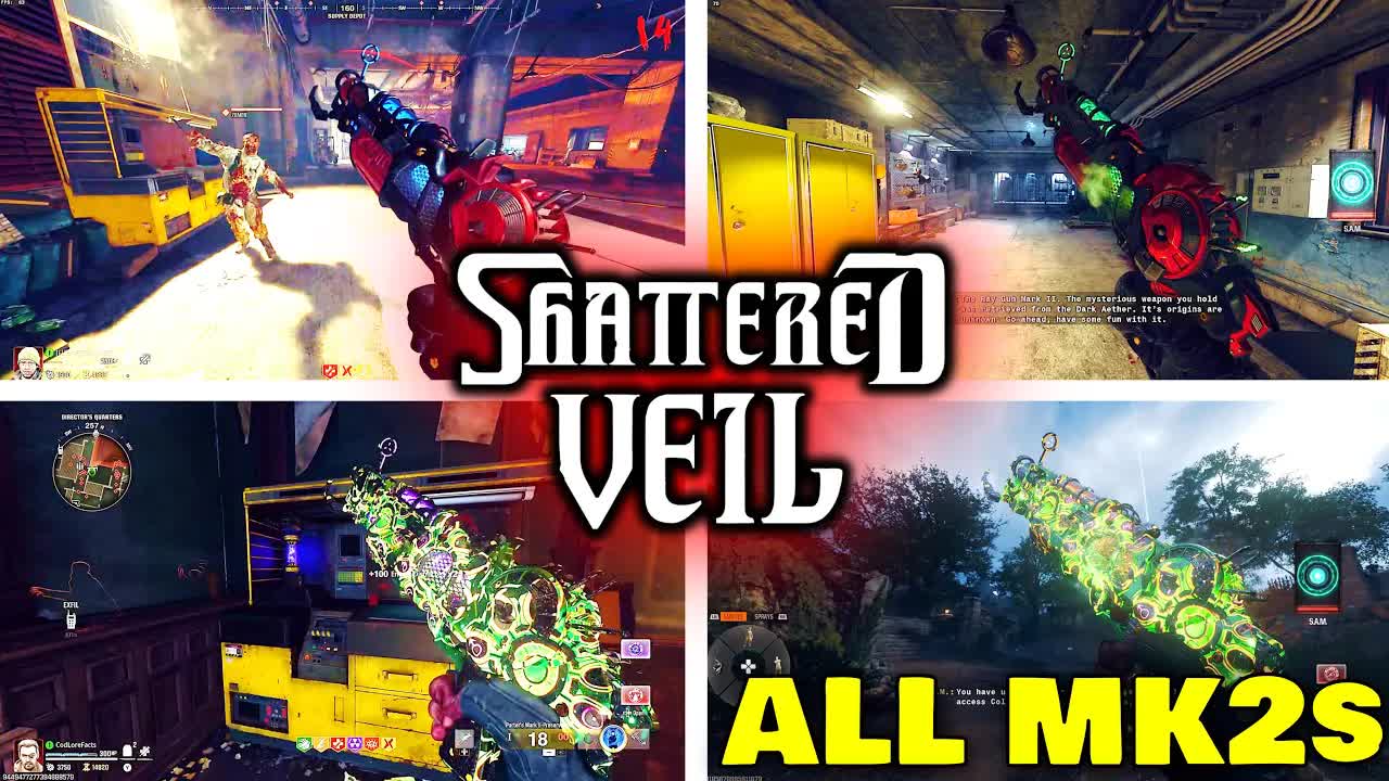 Shattered Veil How to Upgrade ALL 3 Ray Gun Mark 2 Variants Easter Egg Guide (MK2-P, MK2-R, MK2-W)