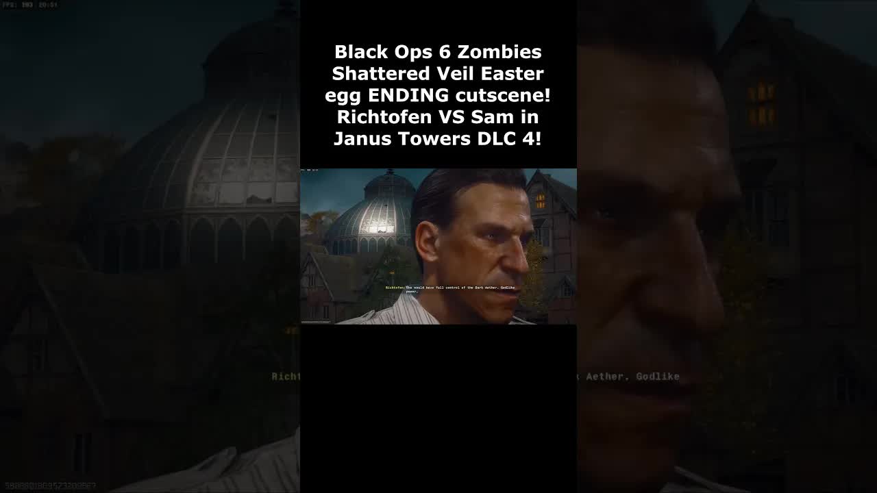 Shattered Veil Easter Egg Ending Cutscene! Richtofen VS SAM Janus Towers DLC 4! Black Ops 6 Zombies