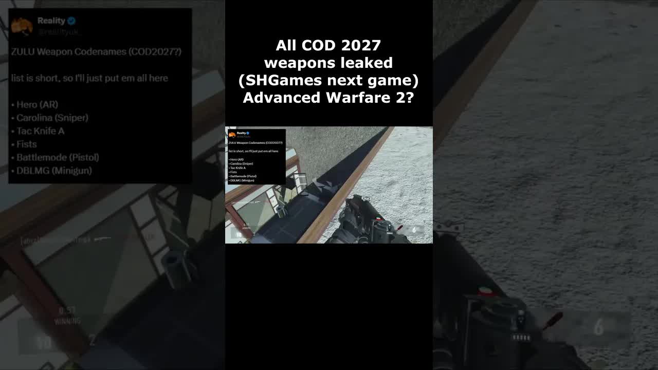 COD 2027 weapons leaked Advanced Warfare 2 etc. Sledgehammer Games next game? Call of Duty 2027 Leak