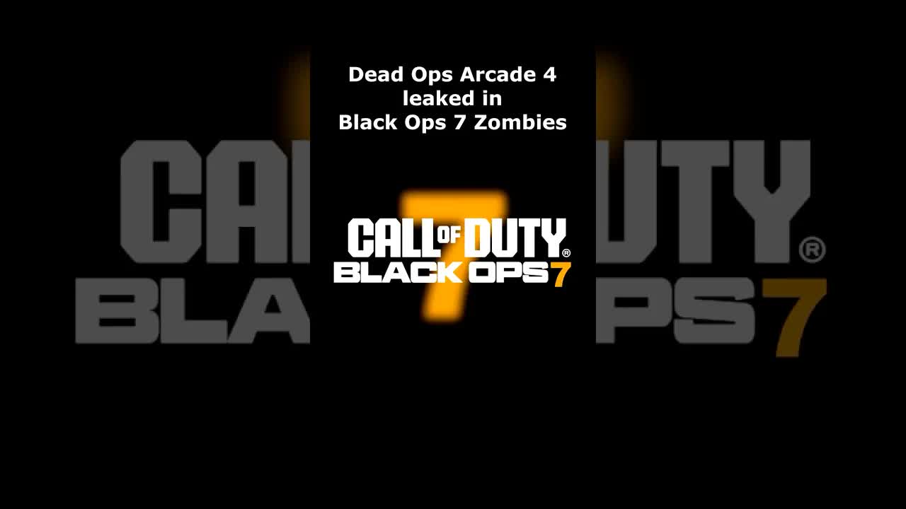 Dead Ops Arcade returning in Black Ops 7 Zombies HUGE Leaks (COD 2025 Zombies Dead Ops Arcade 4)