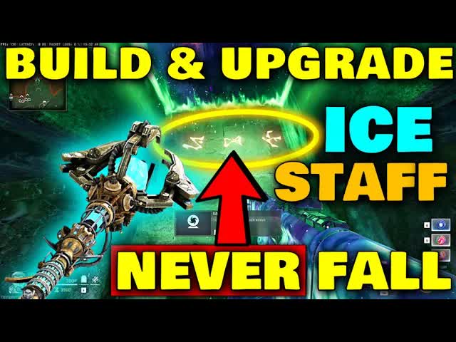 The Tomb How to get & upgrade the Ice Staff (never fall) Easy Guide (BO6 Zombies Staff of Ice Tomb)