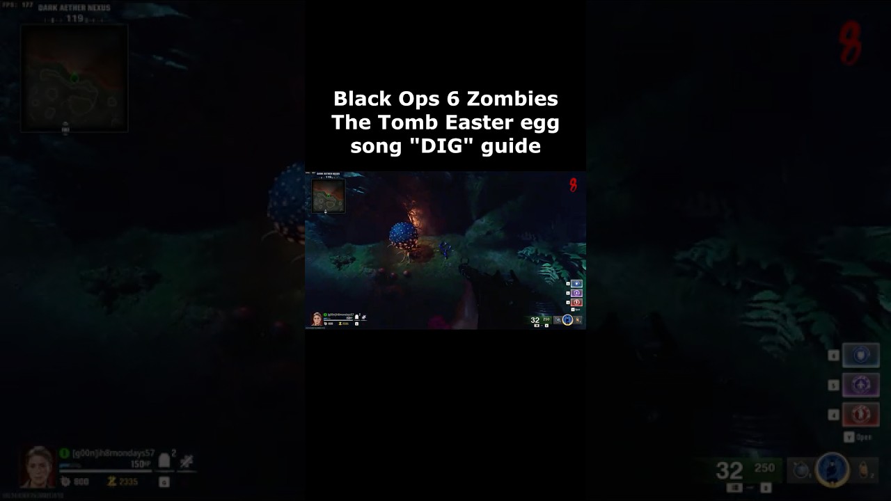 The Tomb Easter Egg Song Guide "Dig" by Kevin Sherwood ft Matt Heafy (Black Ops 6 Zombies Music EE)