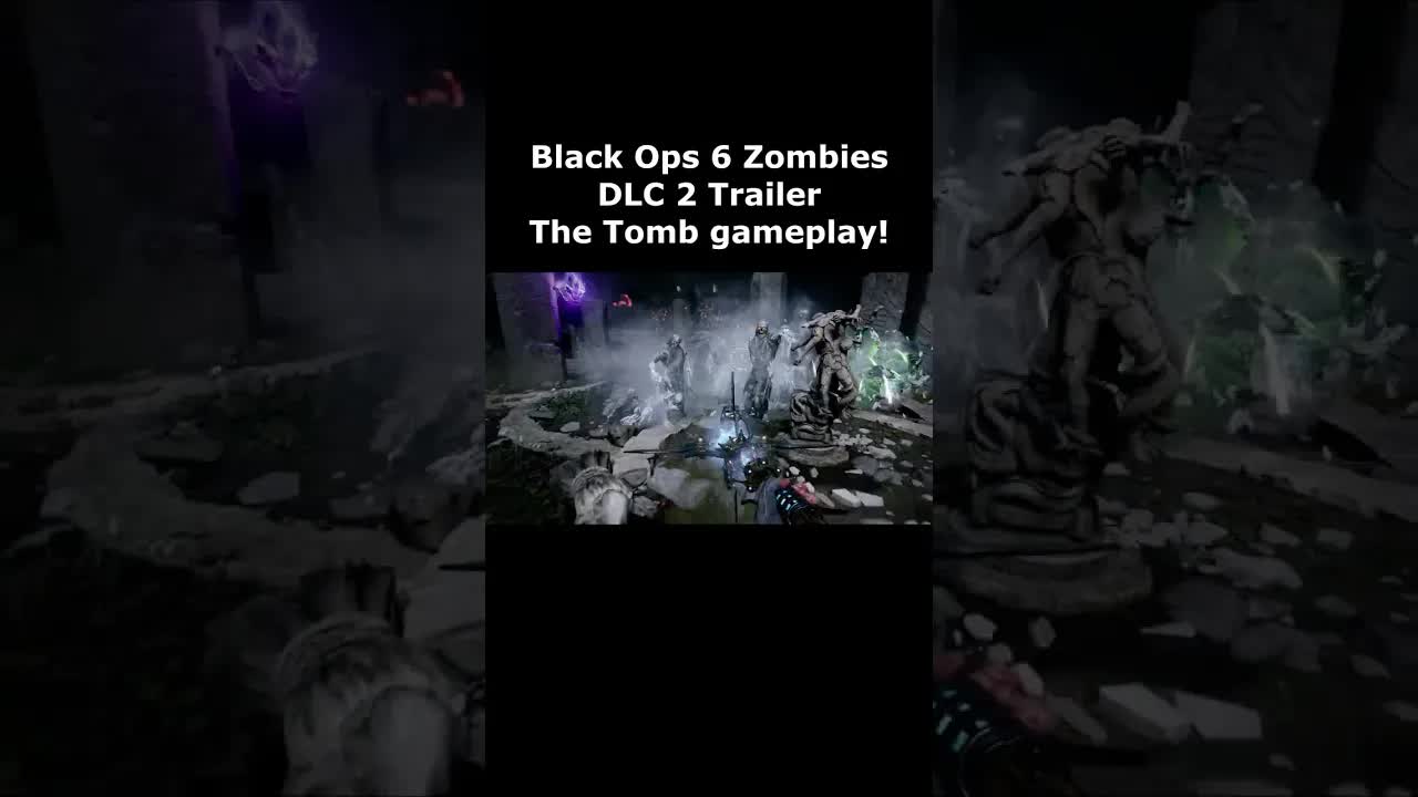 NEW The Tomb Gameplay Trailer! Black Ops 6 Zombies DLC 2 The Tomb Gameplay Trailer Season 2 Map BO6