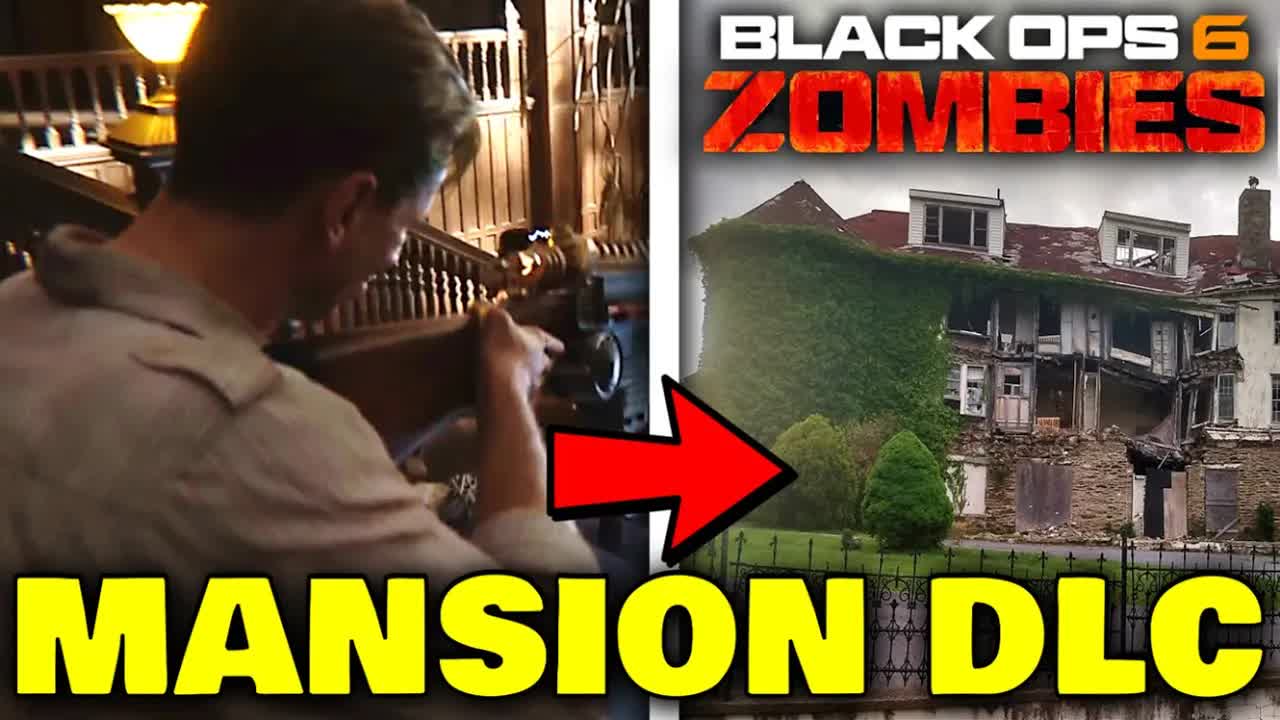 Shattered Veil Richtofen's Haunted Mansion DLC 3 Map Walkthrough In real life! Black Ops 6 Zombies