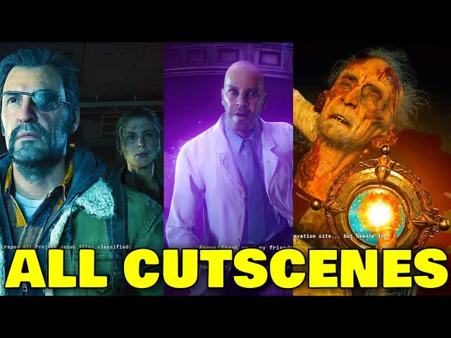 ALL Black Ops 6 Zombies Cutscenes Movie! Terminus, Liberty Falls, Citadelle Des Morts (BO6 Cutscene)