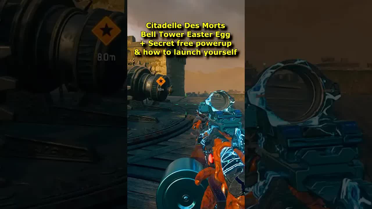 Citadelle Des Morts Bell Tower Cannon Easter Egg + How to launch yourself + free powerup BO6 Zombies