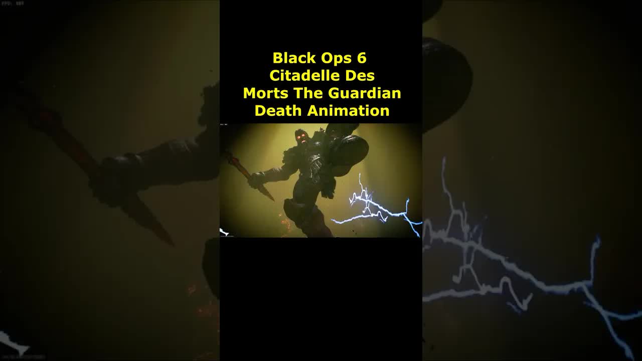 The Guardian Death Animation Cutscene Citadelle Des Morts Black Ops 6 Zombies DLC! BO6 Zombies Death