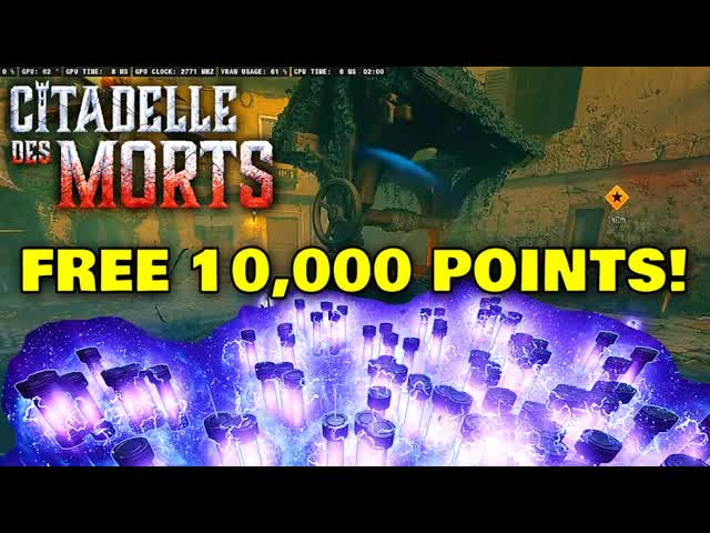 Free 10,000 Points (CORRECT) Well Easter Egg Guide Citadelle Des Morts! Black Ops 6 Zombies Well EE