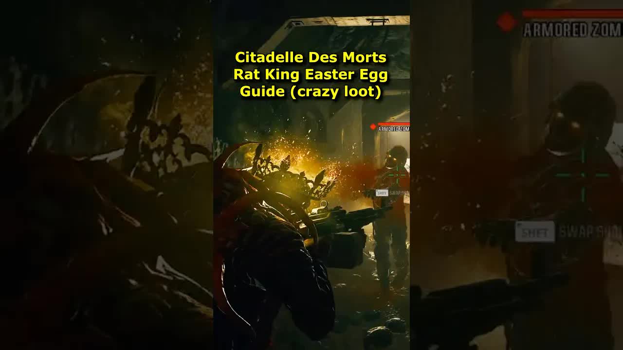 Rat King Easter Egg Guide Citadelle Des Morts all 10 rat locations! Free Perks Black Ops 6 Zombies
