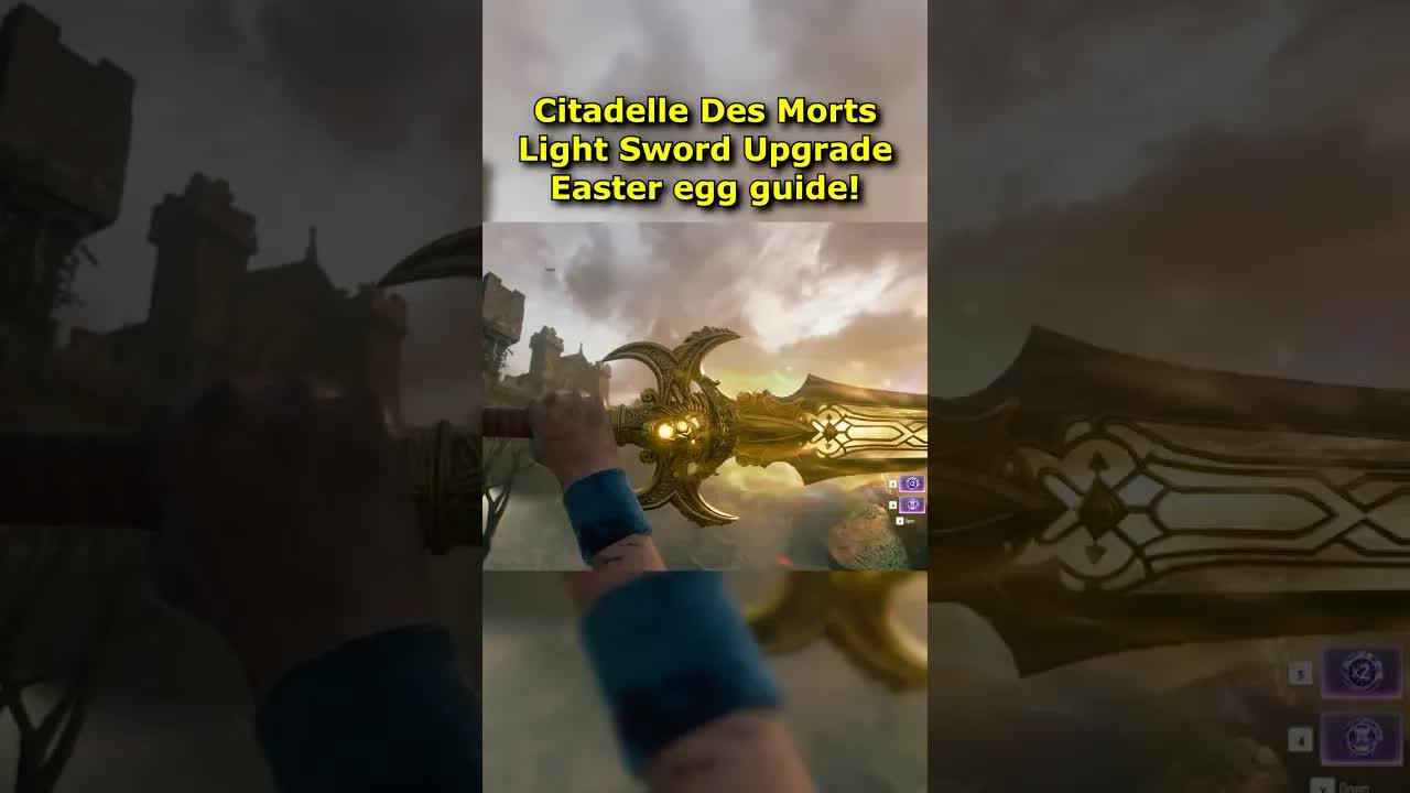 Light Sword Easter Egg Guide Citadelle Des Morts How to Upgrade Lion Sword (Black Ops 6 Zombies)