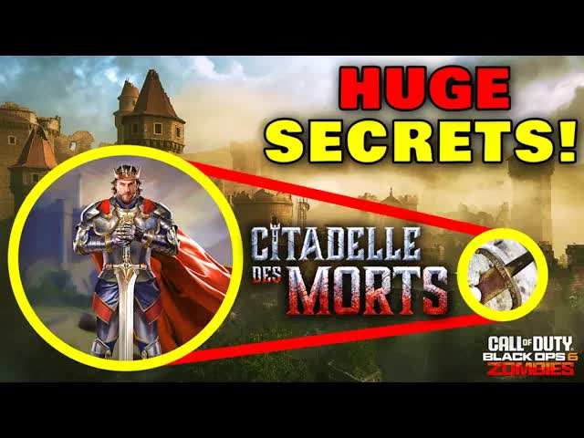 Citadelle Des Morts hidden Secrets BLOW YOUR MIND (Black Ops 6 Zombies Story Mythology & Swords BO6)