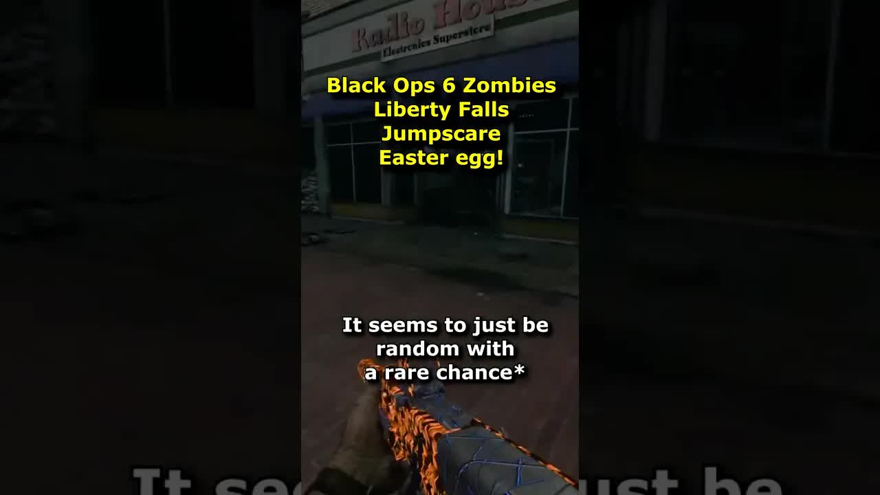 Liberty Falls Jumpscare Easter egg! (Creepy) Black Ops 6 Zombies Scary Jump Scare Easter Egg Liberty
