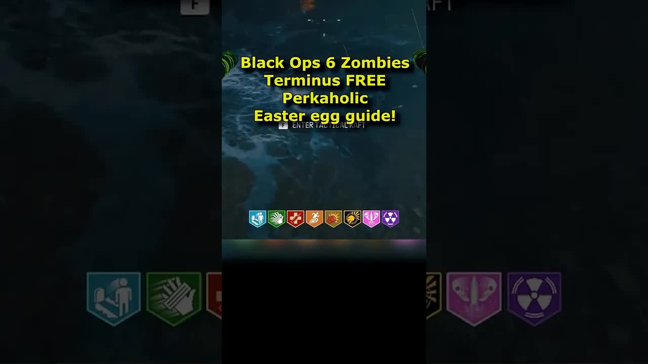 FREE Perkaholic Easter Egg in Black Ops 6 Zombies Guide! All 8 perks free in BO6 Terminus Tutorial