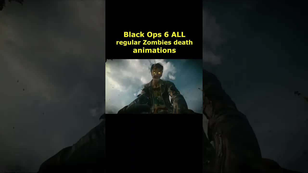 ALL Zombie Death Animation Cutscenes in Black Ops 6 Zombies (BO6 Zombies Death Animation Cutscene)