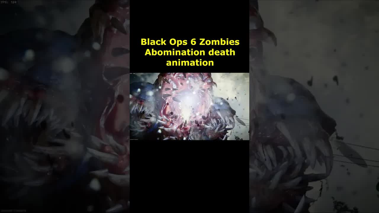 Abomination Death Animation Cutscene in Black Ops 6 Zombies (BO6 Zombies Death Animation Cutscene)