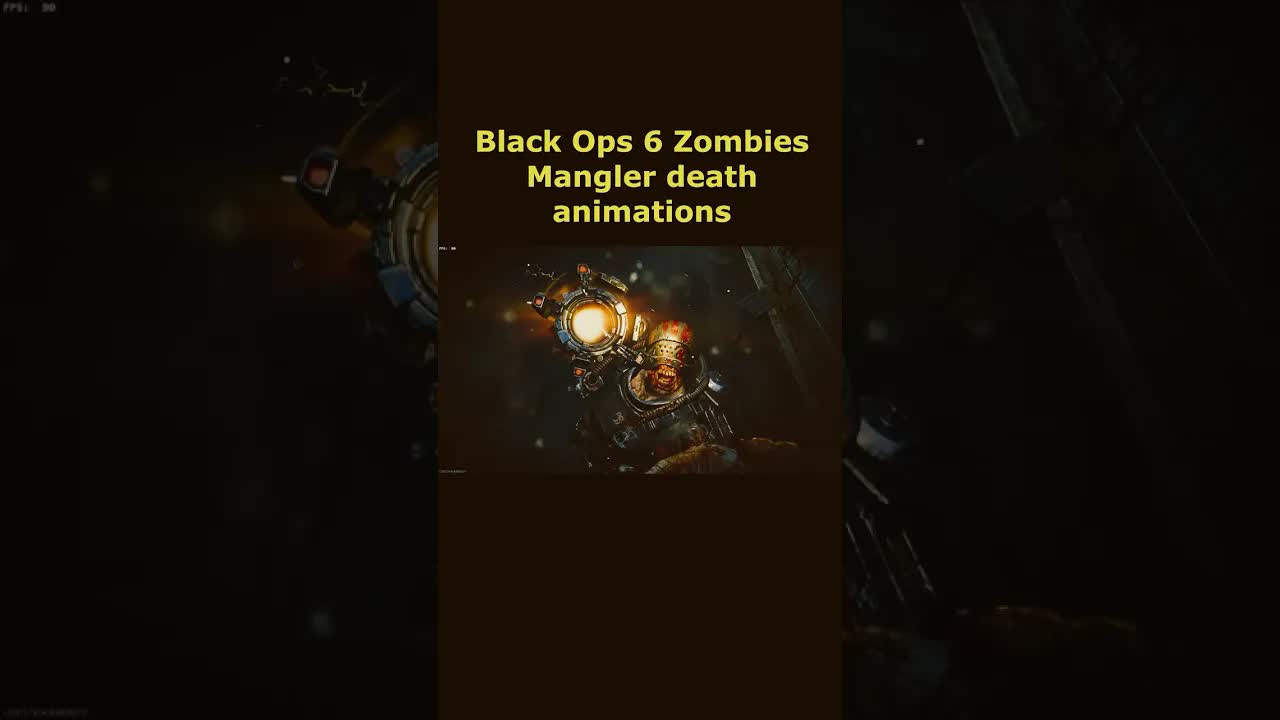 Mangler Death Animation Cutscene in Black Ops 6 Zombies (BO6 Zombies Death Animation Cutscene)