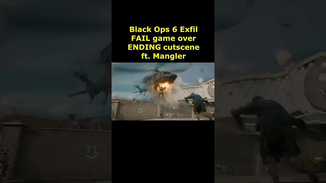 Mangler Death Animation Cutscene in Black Ops 6 Zombies (COD BO6 Zombies Death Animation Cutscene)