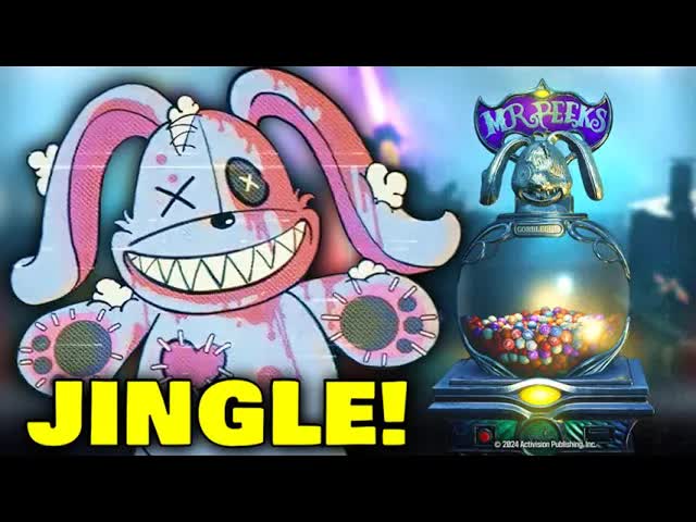 Mister Peeks Gobblegum Jingle With Lyrics (COD Black Ops 6 Zombies Mr Peeks Gumball Machine Jingle)