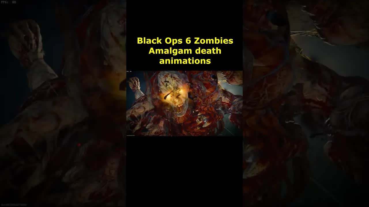Amalgam Death Animation Cutscene in Black Ops 6 Zombies (COD BO6 Zombies Death Animation Cutscene)
