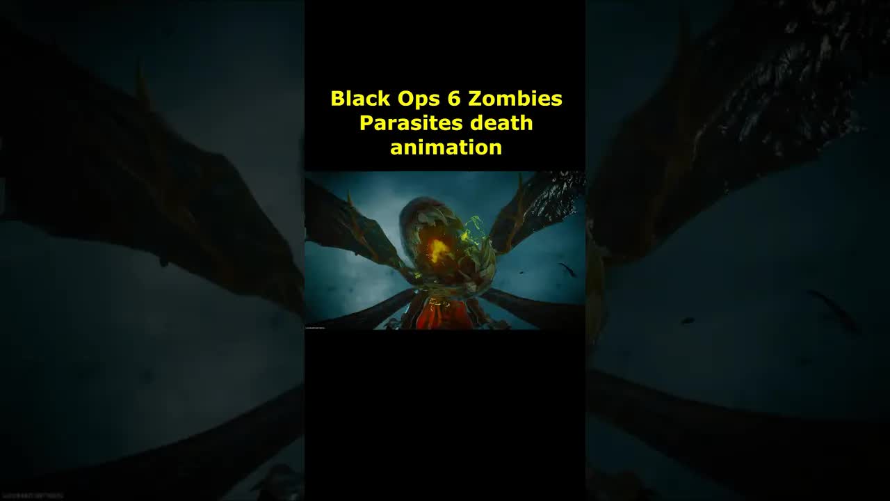 Parasites Death Animation Cutscene in Black Ops 6 Zombies (BO6 Zombies Death Animation Cutscene)