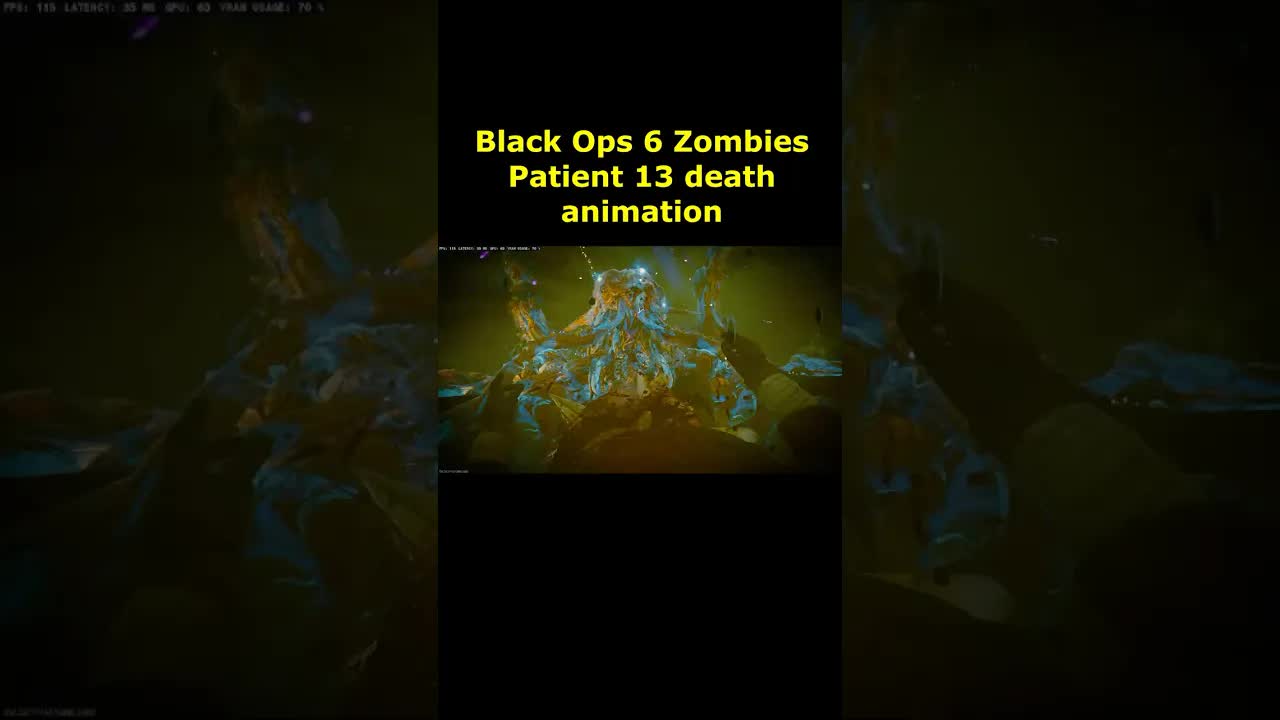 Patient 13 Death Animation Cutscene on Terminus Black Ops 6 Zombies (BO6 Zombies Death Animation)