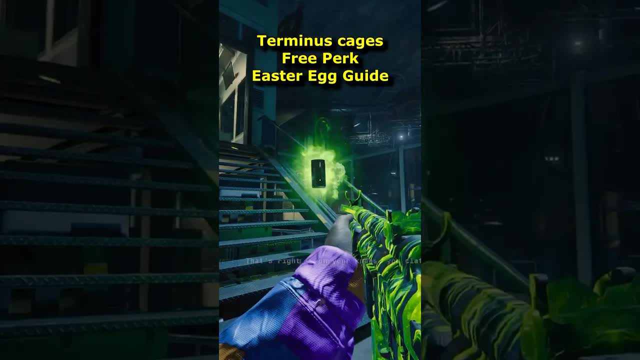 Terminus Island Escaping Cages FREE Perk Easter Egg Guide (Black Ops 6 Zombies Free Perk Easter Egg)