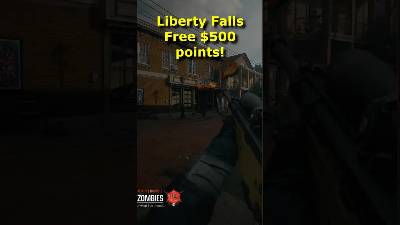 Liberty Falls FREE 500 Points Easter Egg! (Black Ops 6 Zombies Free Points Easter Egg)