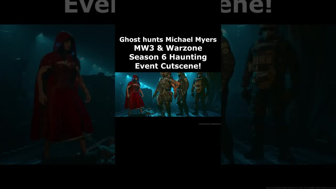 Ghost hunts Michael Myers Cutscene MW3 Season 6 The Haunting Event Modern Warfare 3 Cutscene Trailer