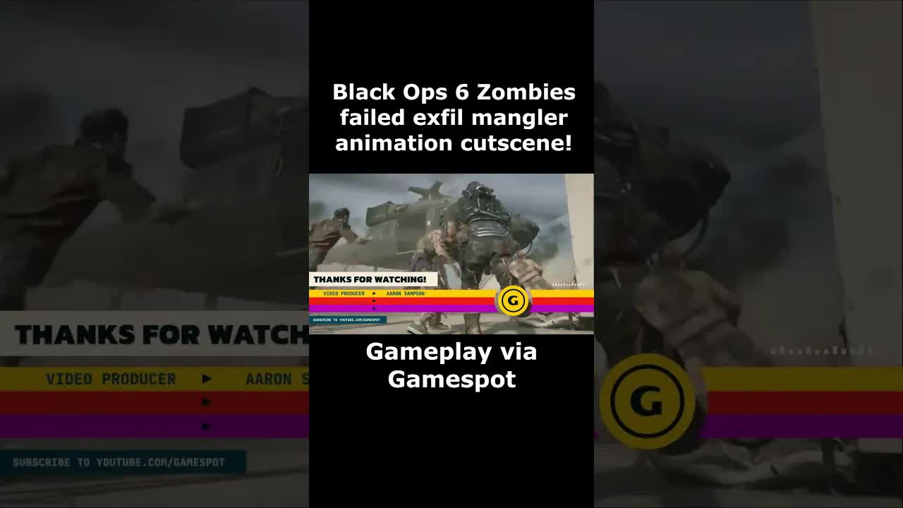 Failing to exfil cutscene in Black Ops 6 Zombies! Mangler Exfil Game Over Cutscene! (BO6 Zombies)