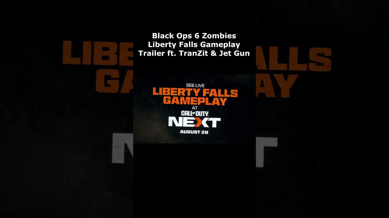 Black Ops 6 Zombies Liberty Falls Gameplay Trailer ft. TranZit & Jet Gun Remake (BO6 Liberty Falls)