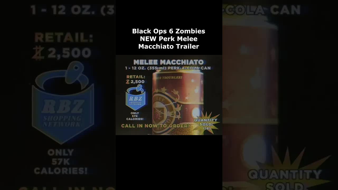 NEW Melee Macchiato Perk Black Ops 6 Zombies Trailer! Black Ops 6 Zombies Teaser Trailer Reveal
