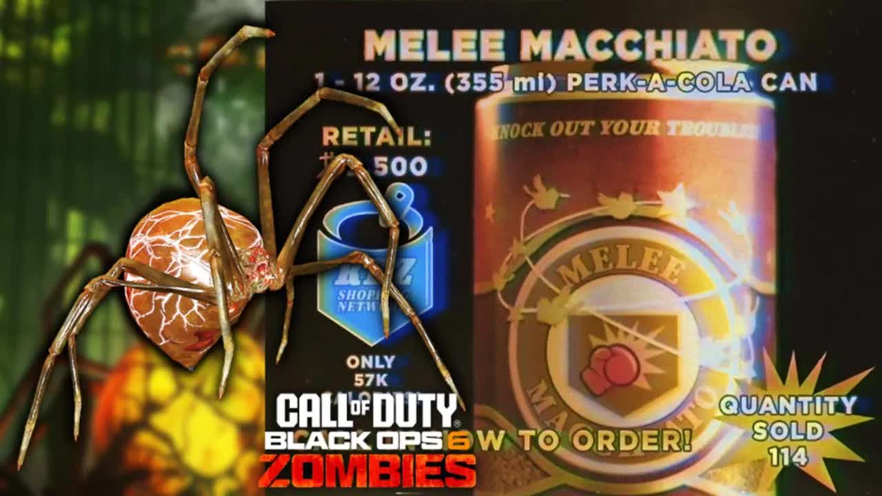 NEW Black Ops 6 Zombies Melee Macchiato Perk & Spiders Returning Trailer! Black Ops 6 Zombies Teaser
