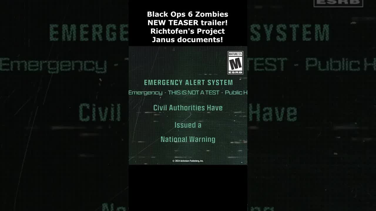 NEW Black Ops 6 Zombies Project Janus Documents Unsealed Richtofen's Operation teasers! BO6 Zombies!