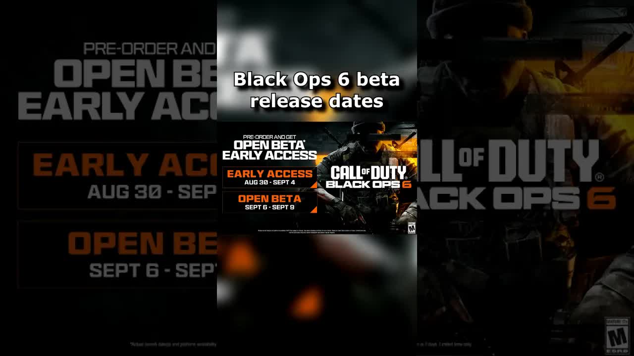 Black Ops 6 Beta Release Dates (PS5/PS4, Xbox,PC) BO6 Beta Release Dates! Beta Redeem Code Date/time
