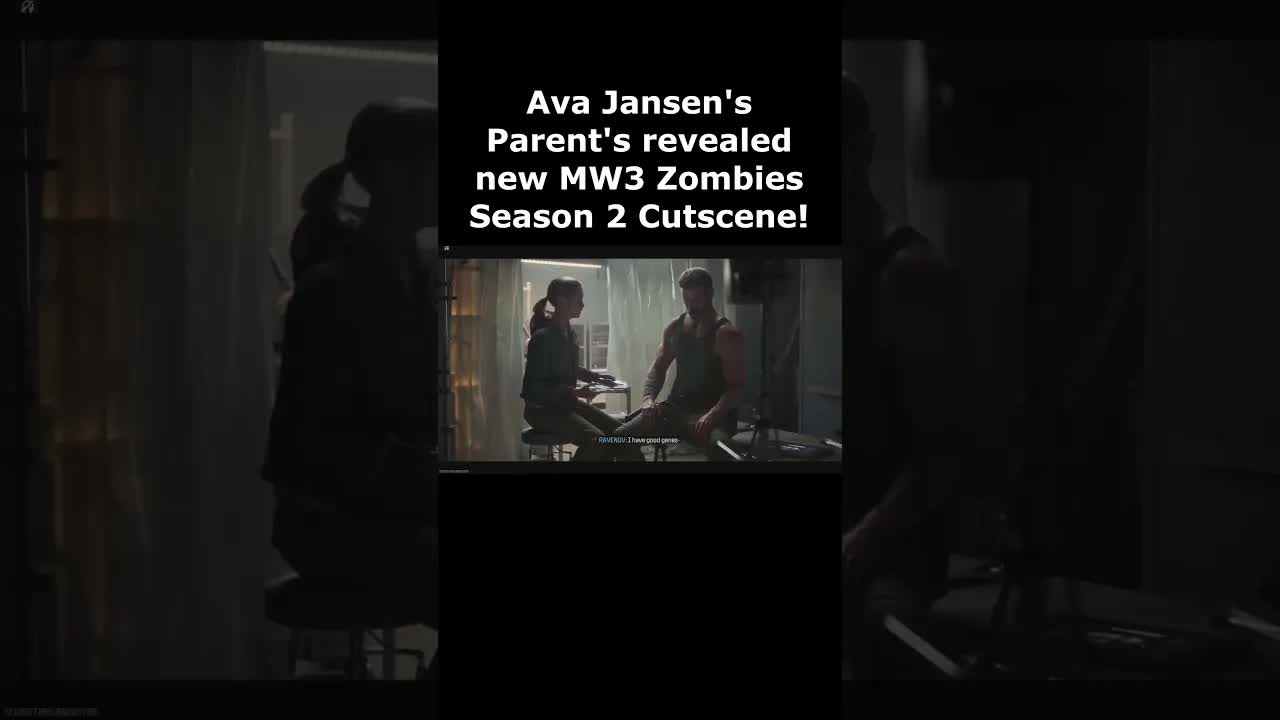 Ava Jansen's parent's revealed new cutscene MW3 Zombies Season 2 (Modern Warfare 3 Zombies Cutscene)