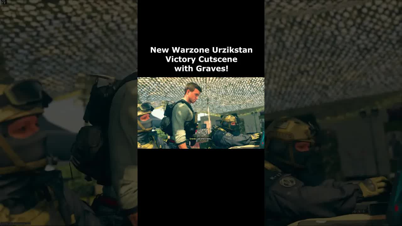 New Urzikstan Warzone Victory Cutscene with Graves! Warzone Modern Warfare 3 Urzikstan Victory Cut