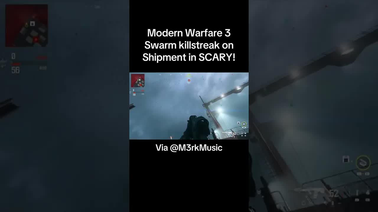 Swarm killstreak on Shipment is SCARY Modern Warfare 3 Season 1 Update MW3 Swarm killsteak Shipment