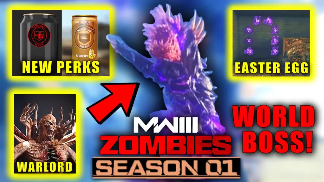 MW3 Zombies Season 1 Update! New Perks, Bosses, Christmas Event, Easter Eggs, Story Modern Warfare 3