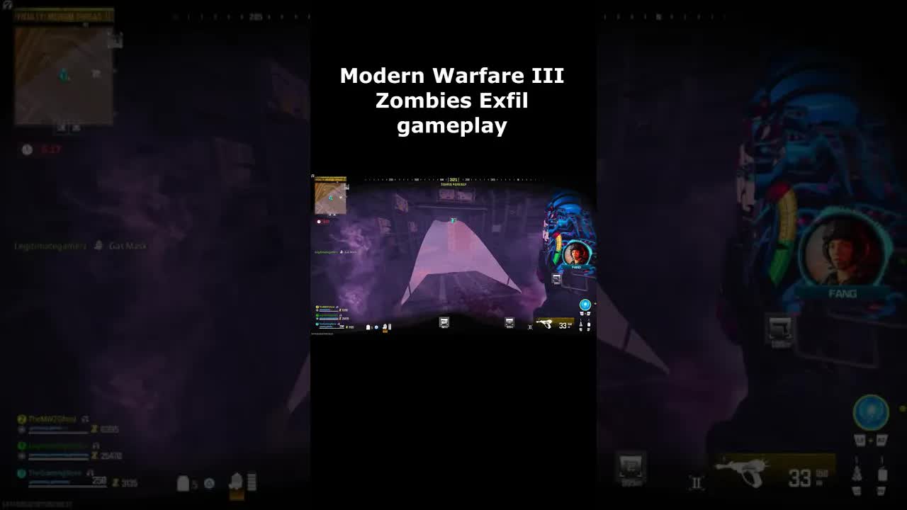 Modern Warfare 3 Zombies Exfil Gameplay Cutscene! MW3 Zombies Exfil Gameplay!