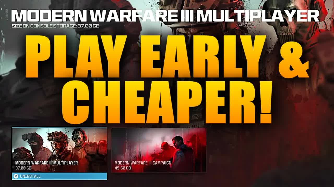 How to Download MW3 Multiplayer & Zombies play EARLY & Cheaper! Modern Warfare 3 Early Pre-Download